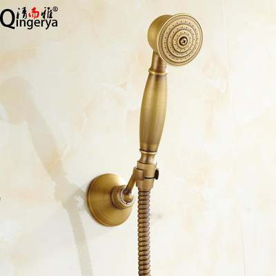 Bathroom European-style antique shower hand spray hanging bracket Wall seat