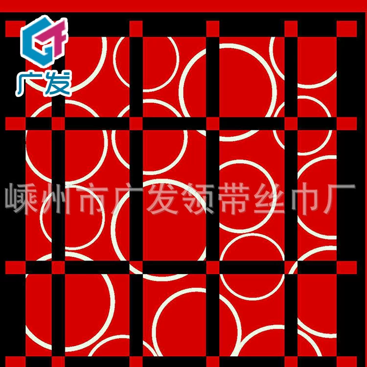 Scarf factory silk/simulated streamer polyester custom small batch printing single sided double sided scarf custom made