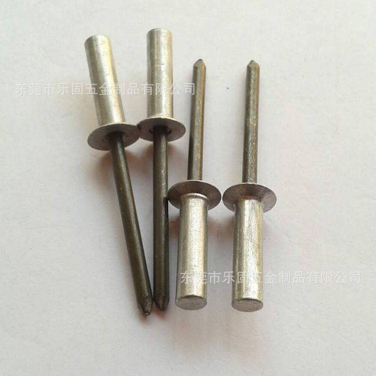 gb12616封闭型沉头抽芯铆钉平头盲孔抽芯拉钉沙拉头拉铆钉5*18