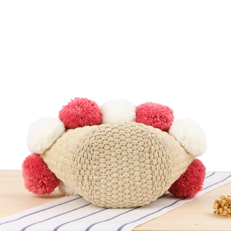 Fresh woven beach small bag