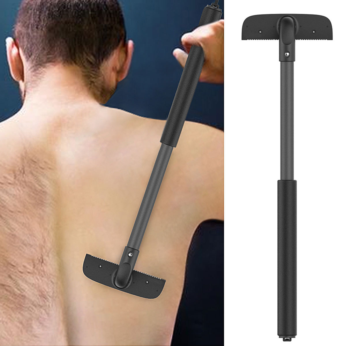 Retráctil de nuevo Shaver transfronteriza Venta caliente nueva espalda Shaver removedor de pelo todo el cuerpo