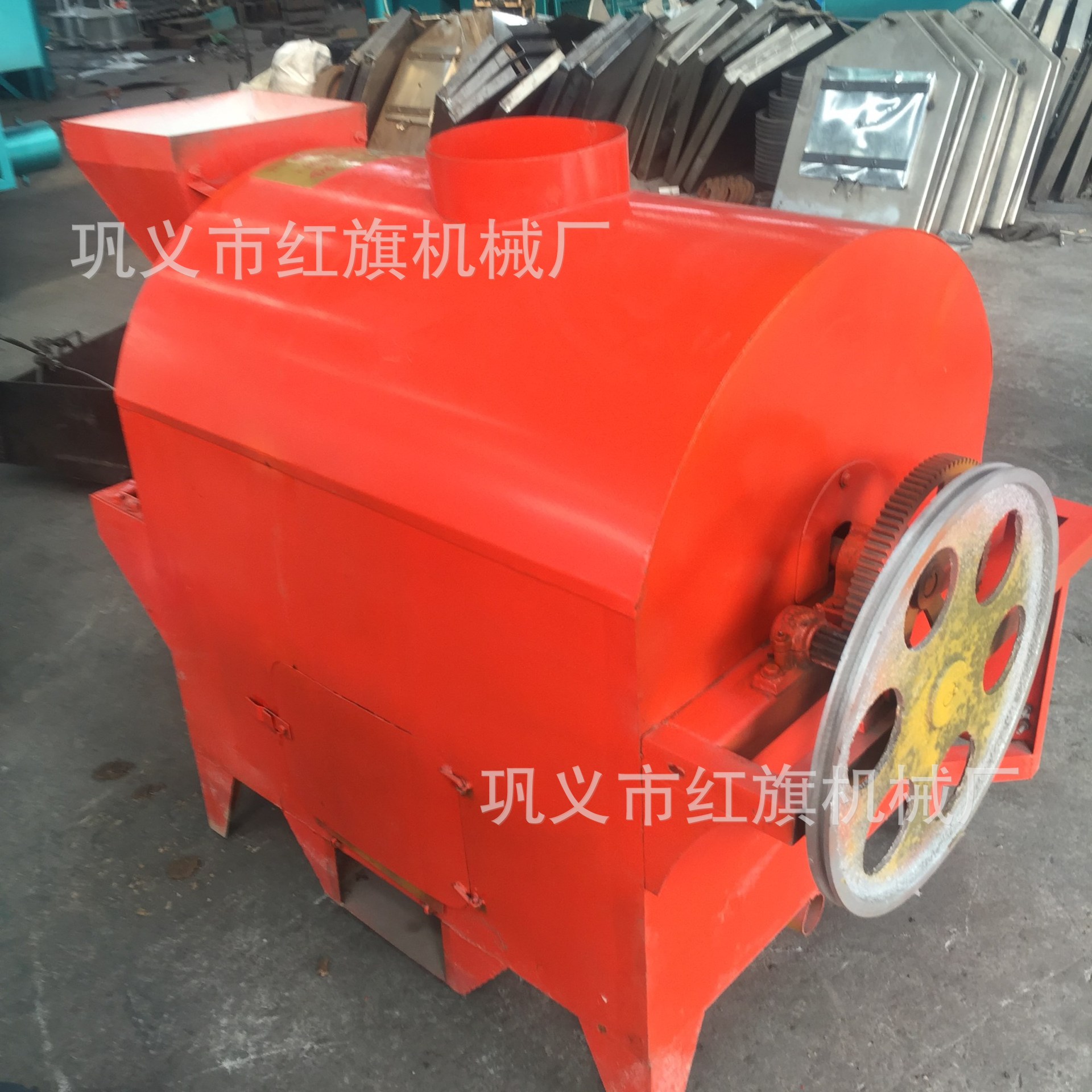 供应炒货机 滚筒炒锅机 花生瓜子干果炒锅机食品机械