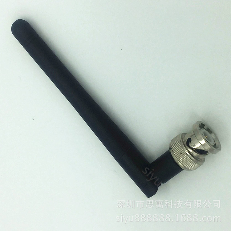 470MHz BNC(Q9)小折叠胶棒天线 2.4G 3G 4G GSM GPRS无线串口天线