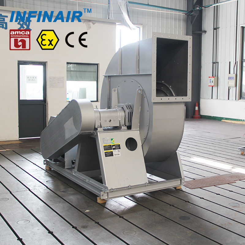 英飞风机 后弯钢叶轮单进风离心风机-YFBCSR