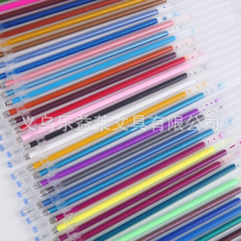 Juego de Repuestos para Bolígrafo de Gel 48/100 Colores Plástico Multicolor para Pintura y Bricolaje