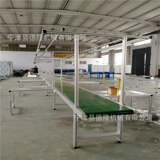 工作台流水线物料包装流水线输送带食品包装工作桌输送机