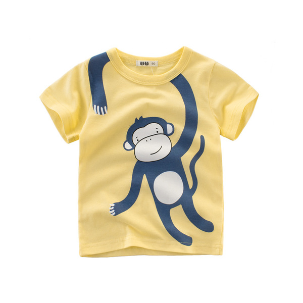 children's summer short sleeve T-shirt for boys