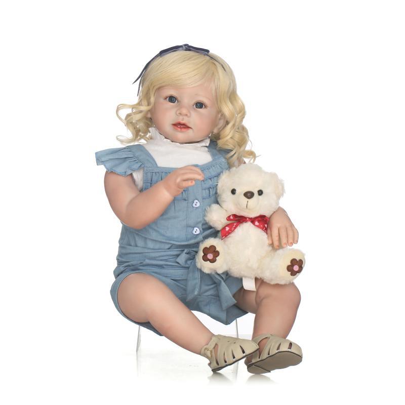 Renacer niño simulación años muñeca niña juguete colección regalo lindo