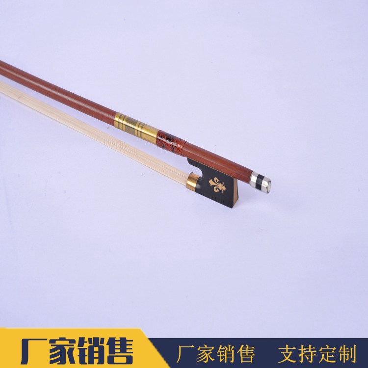 1/24/4 mediano y grande arco de violín arco varilla rendimiento grado Cola de Caballo pelo arco brasileño accesorios de madera