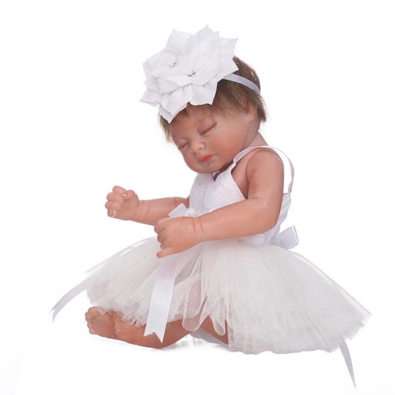 Mini muñeca de Palma lindo pegamento completo baño de agua muñeca creativa decoración personalizada accesorios de fotografía