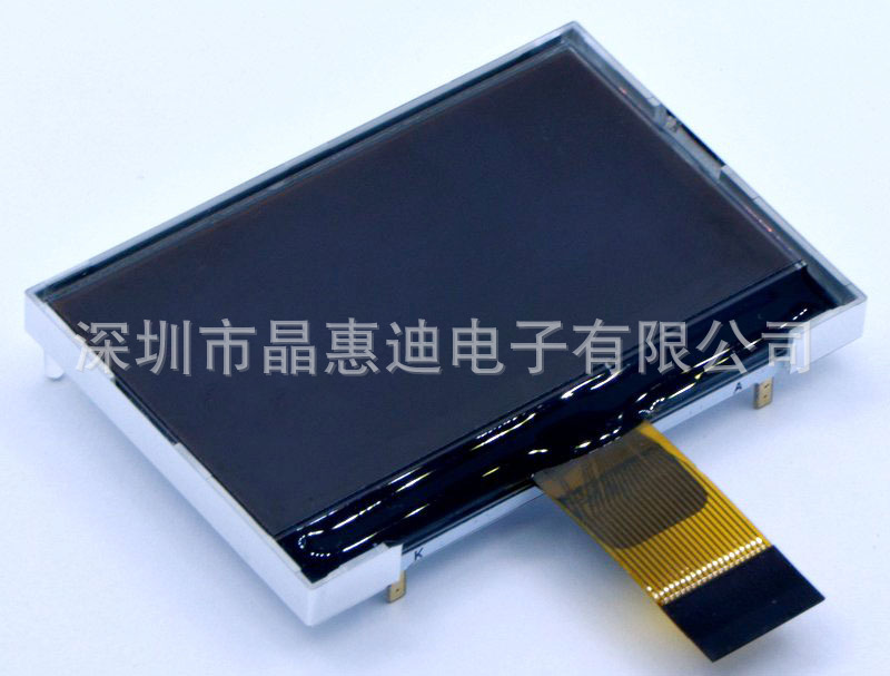 Һ��ģ��/LCD/2��/FSTN/COG/�ڵװ���/ST7567/12864-G483BTW-BL