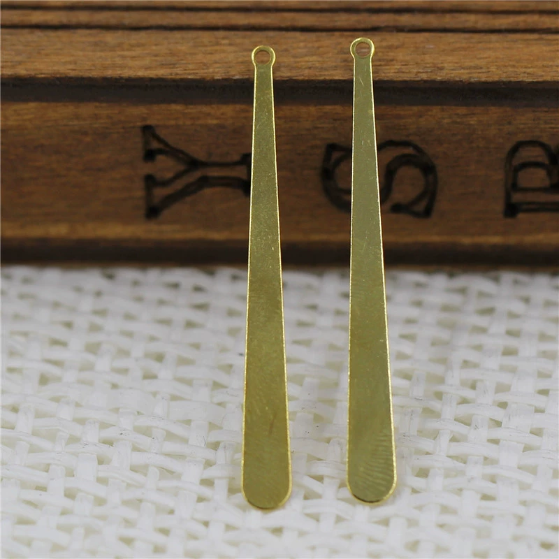 4*38 мм Чистая медь висит кусок DIY антикварная шпилька шаг встряхивание серьги кисточка Материал аксессуары