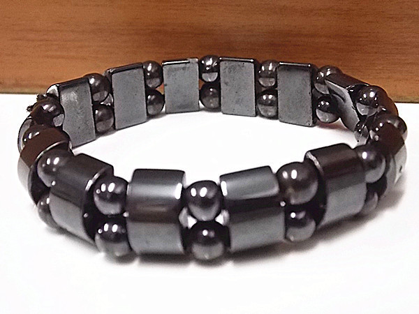 Magnetic bracelet natural stone