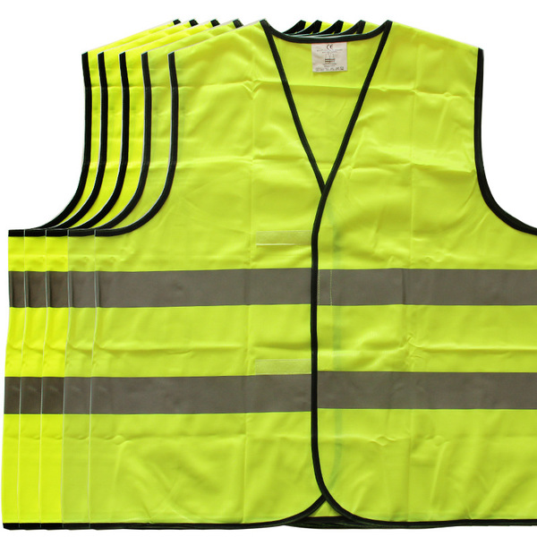 Retroreflective night fluorescence safe vest