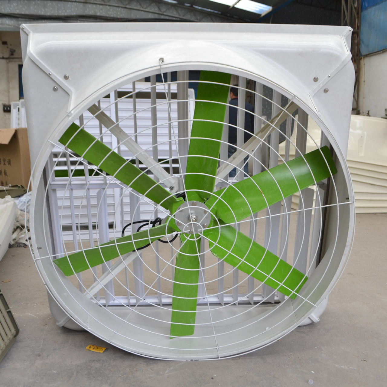 厂家批发玻璃钢负压风机 工业排风扇 通风机畜牧养殖风机