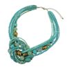 Amazon hot -selling explosion European and American retro luxurious multi -layer rice beads mix and match glazed necklace Necklace