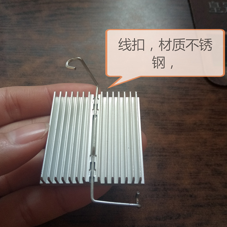 厂家直供方扣 线扣 不锈钢线扣 扭簧 压簧，防锈本色