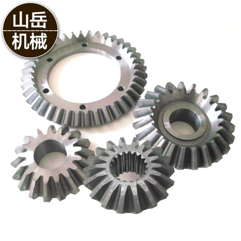 厂家现货批发螺旋伞齿轮机械设备传动斜面伞齿轮配件螺旋锥齿轮