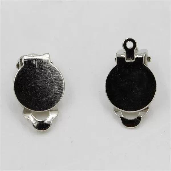 Children's DIY handmade jewelry material earrings earrings accessories non-pierced ear clip (with hanging hole) frog clip