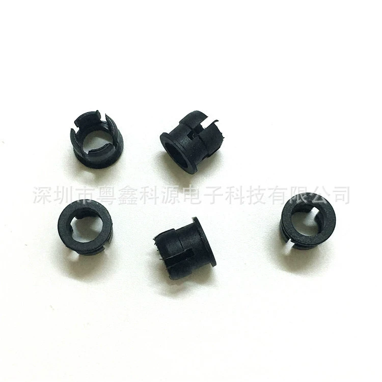 Крышка светодиодной лампы 5 мм плоская пряжка крышка лампы F5 плоская пряжка крышка лампы черный прозрачный пластиковый резиновый чехол 5 мм панель Держатель светодиодной лампы