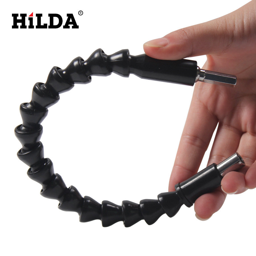 Venta directa Hilda universal eje suave cabeza de lote taladro eléctrico eje de conexión taladro eléctrico tornillo eléctrico eje suave al por mayor