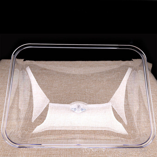 PC Round Food Cover Plastic Dish Cover Shockproof Transparent Food Dome Bowl Cover Bread Cookies Acrylic Food Preservation Cover