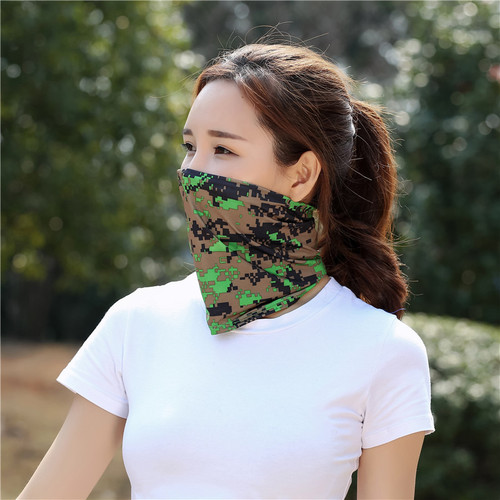 Summer Outdoor Sun Protection Scarf Quick-Dry Multifunctional Magic Headband Bicycle Sports Breathable Neck Gaiter Riding Mask