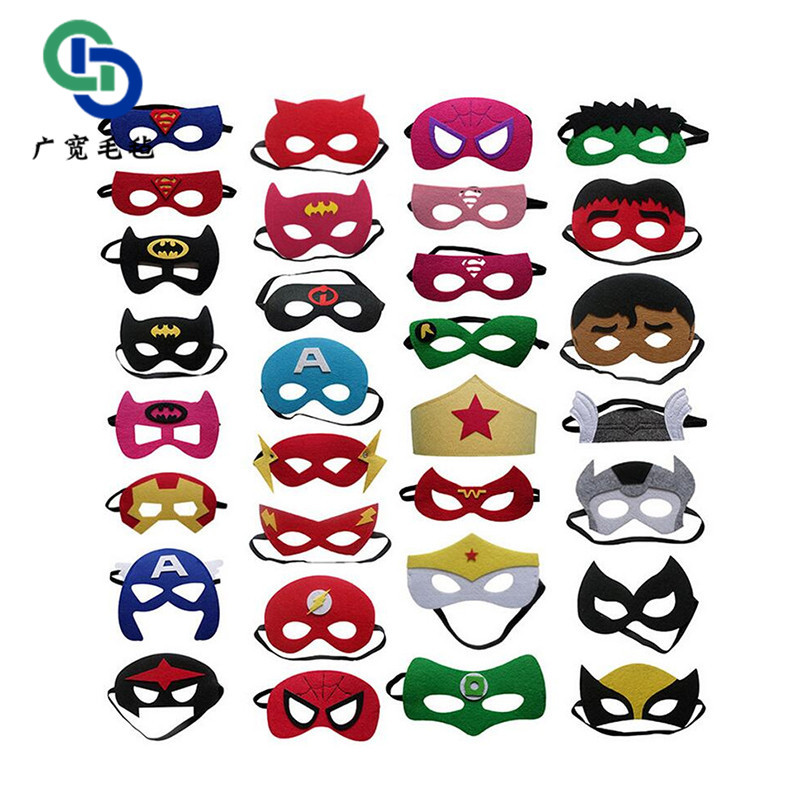 【毛毡面具】毛毡面具卡通圣诞节毛毡面具眼罩圣诞节面具眼罩