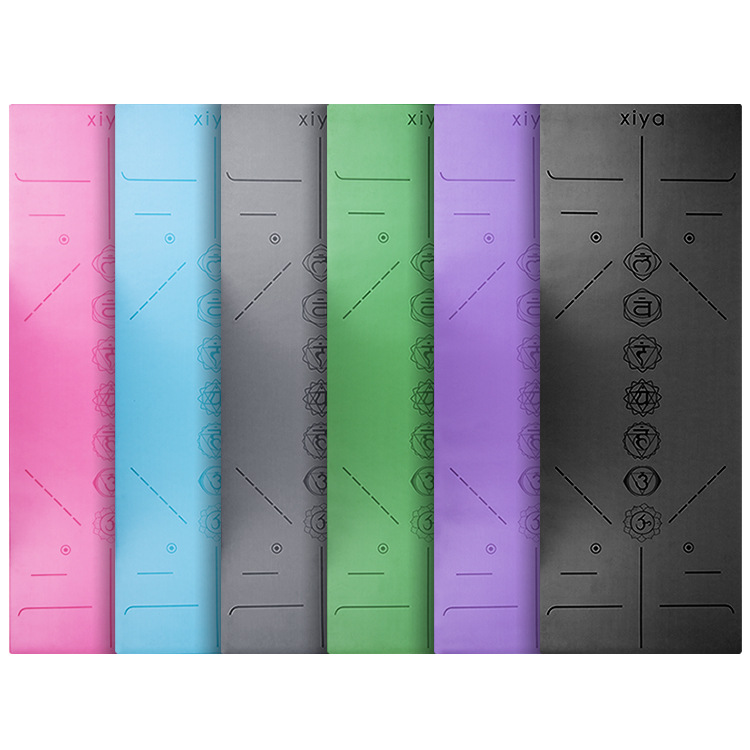 Natural rubber yoga mat 5mm non-slip Pu Mat local tyrants mat widened 68cm Yoga Fitness mat exercise mat home