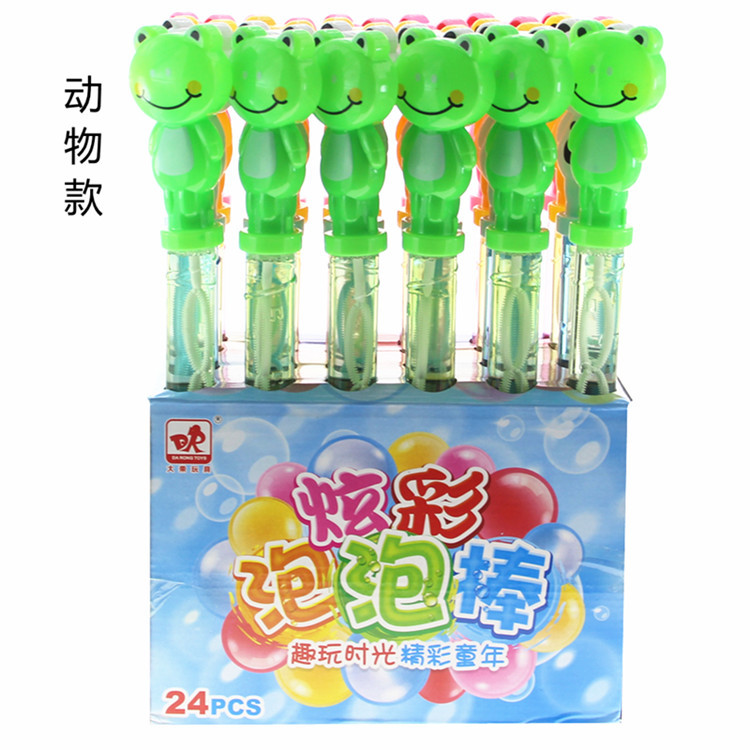 Palo de burbujas grande de doble capa para niños, juguete popular de feria, suministro directo de fábrica al por mayor