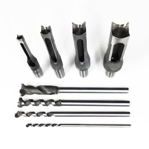 Woodworking square hole drill, bearing steel woodworking square hole opener, square tenon drill, square eye drill, hole drill bit, angle tenon drill