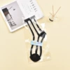 K08-28 Vertical stripe black with lining, individual packaging