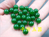 Jasper jade, green round beads