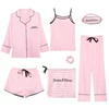 Set, with embroidery, 7 pieces