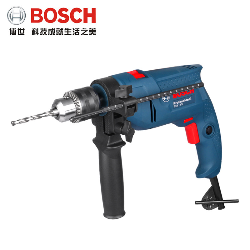 博世冲击钻GSB550家用电动工具电转电锤多功能手枪钻220v
