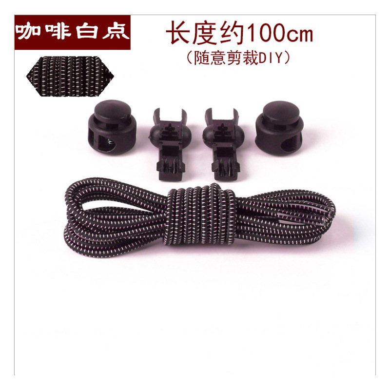 Fabricante de cordones de color Banda elástica redonda de primavera hebilla banda niños adultos elástico libre cordón Perezoso