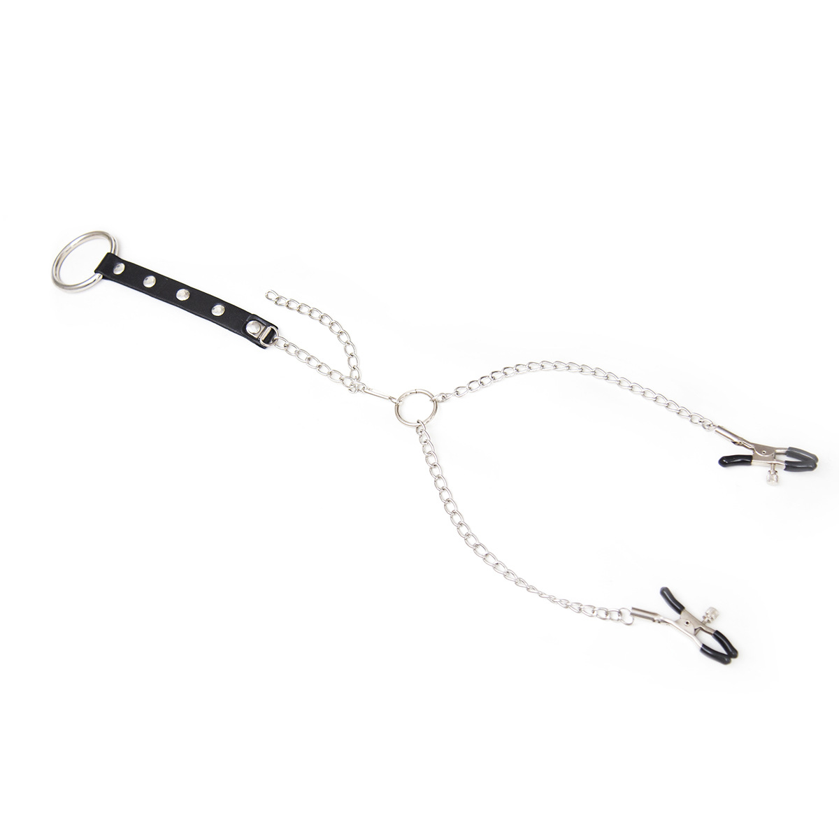 Pinzas para pezones para hombres, juguetes sexuales, anillos para pene, juguetes sexuales de cuero para adultos, anillos de diamantes, anillos para pene image 7
