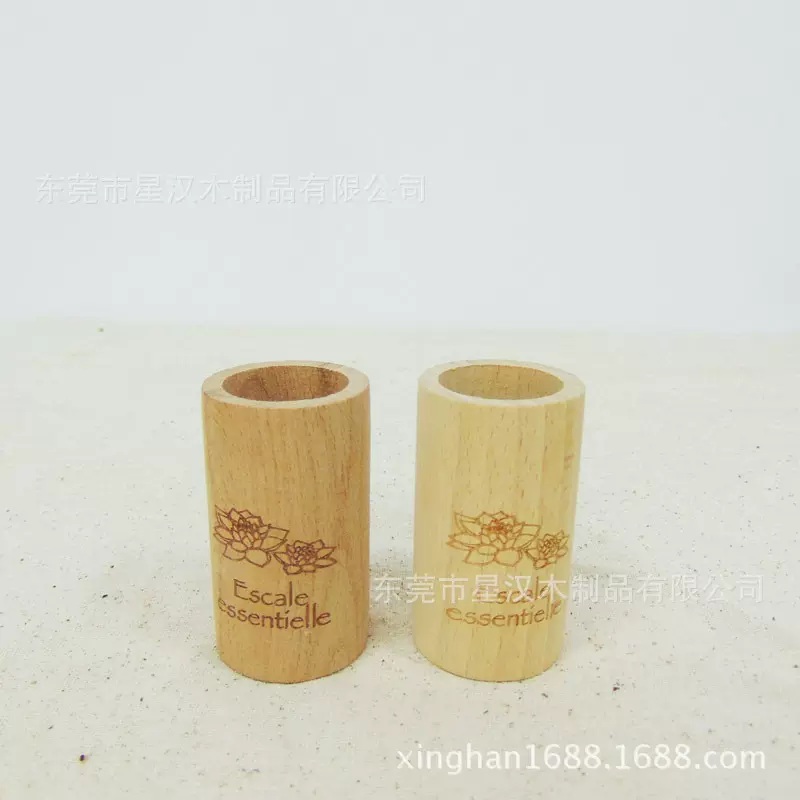 厂家销售 木制香水精油瓶  木瓶工艺品   可镭射logo