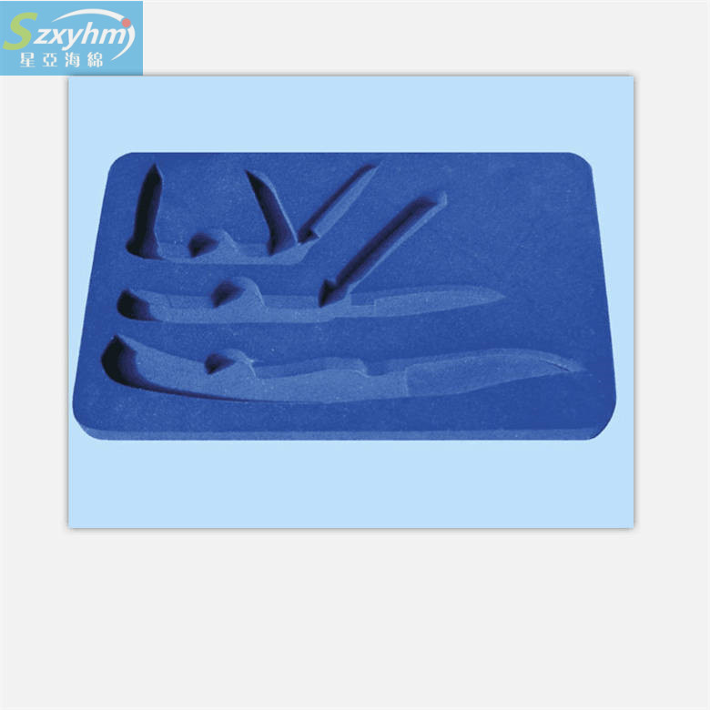 底气味白色EVA简单冲压海绵包装普密38工具钳包装内衬盒