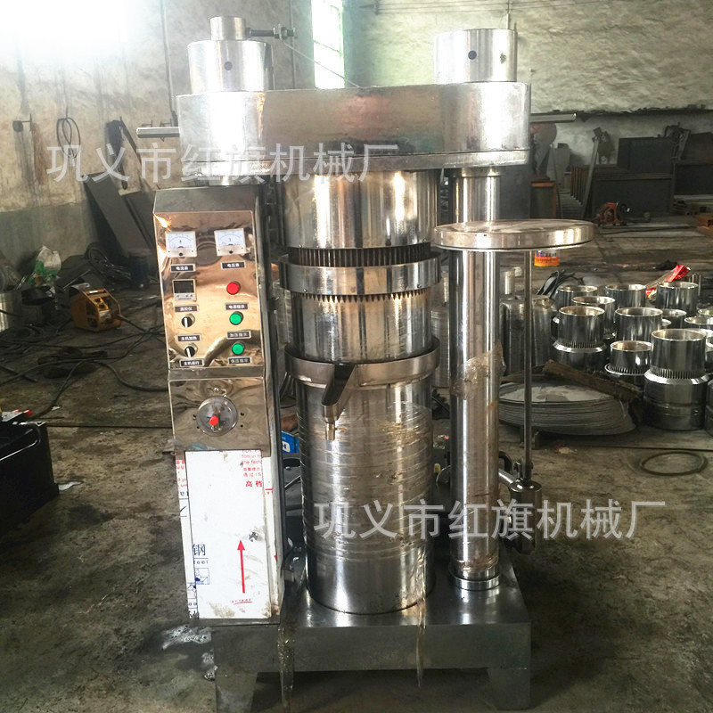 全自动立式液压榨油机 韩式液压芝麻香油机 多用途韩式榨油机