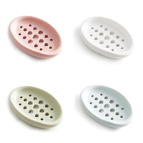 Japanese style home bathroom drain soap holder silicone soap box with teeth multi-purpose cleaning brush soap box