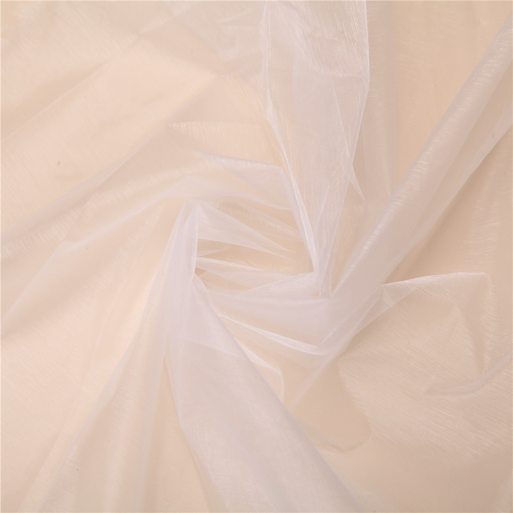 网络直销 实地认证厂家专业长期供应玻璃纱 水晶纱 有光纱 欧根纱