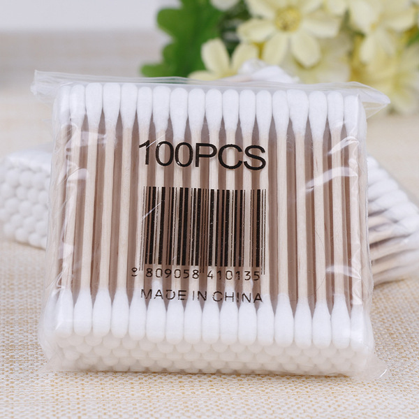 Disposable cotton swabs
