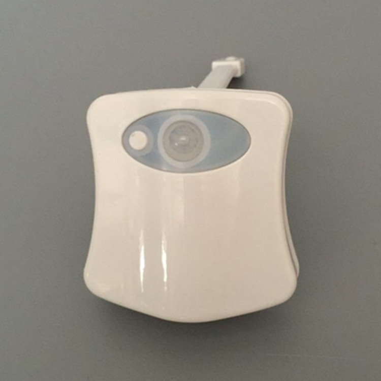 Cruz-frontera 8-color Amazon inodoro lámpara de inducción colgante humano inodoro inducción creativa LED color luminoso lámpara de iluminación