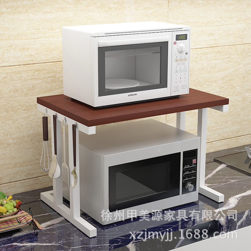 Venta al por mayor estante de almacenamiento de cocina estante de horno de microondas estante de almacenamiento simple de doble capa estante de almacenamiento de 2 capas estante simple de almacenamiento de horno