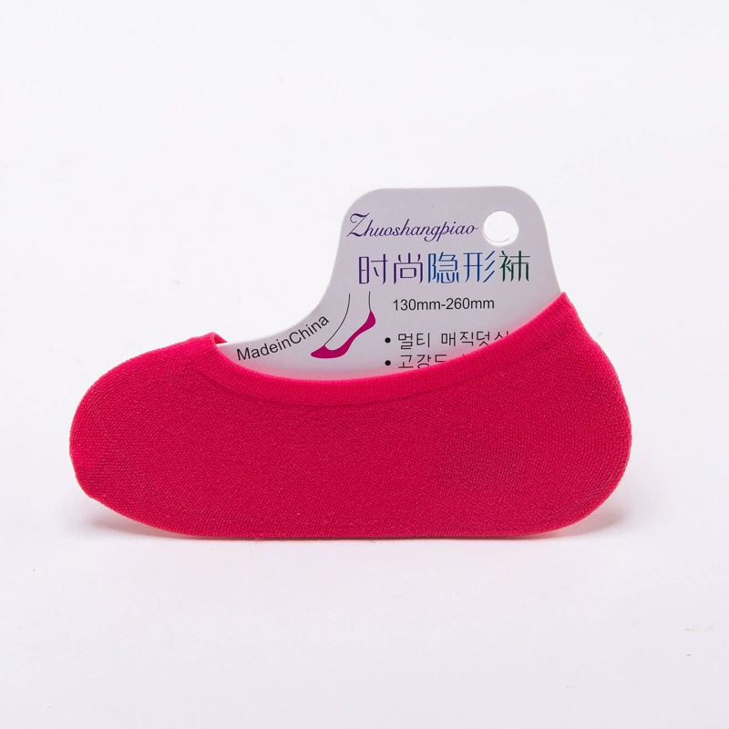 No‑show velvet ankle socks, nylon, breathable, silicone heel, one size (recommended up to EU 40)