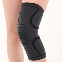Maxwell nylon knitted sports knee pads double corrugated non-slip breathable four-way elastic manufacturer wholesale sports protective gear