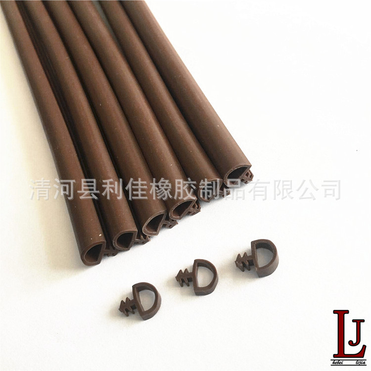 供应pvc卡槽木门密封条 室内门隔音条 防撞条