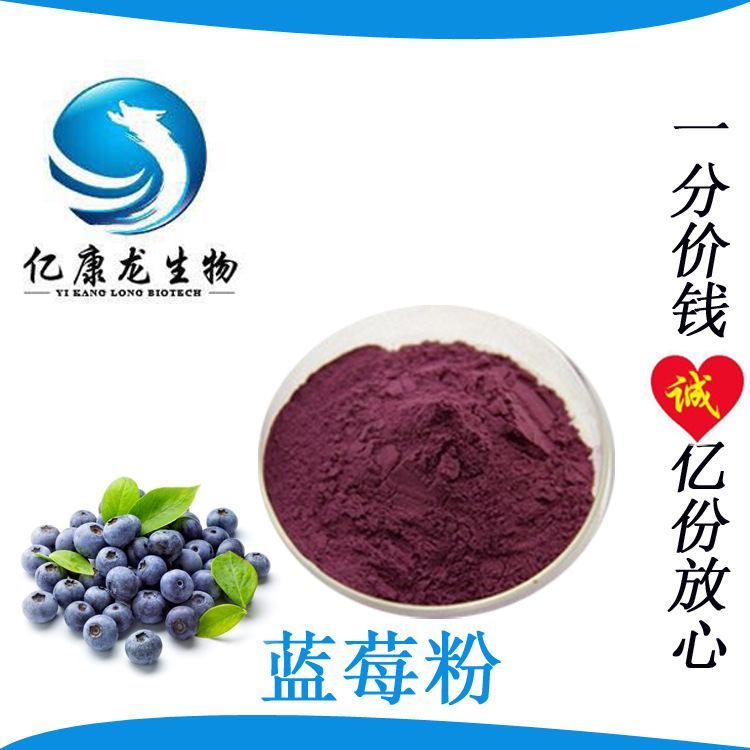 蓝莓果粉蓝莓提取物速溶果汁粉直供固体饮料厂包邮