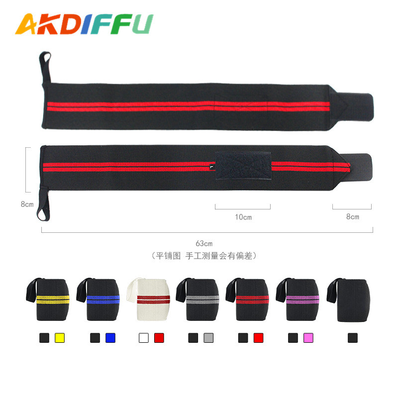 Winding pulsera nylon elástico levantamiento de pesas pulsera muñeca protección muñeca fitness bádminton deportes pulsera entrega de una pieza